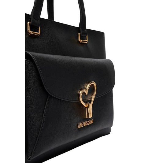Love Moschino Black Polyethylene Handbag