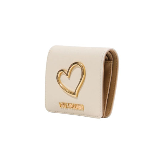 Love Moschino Beige Polyethylene Wallet