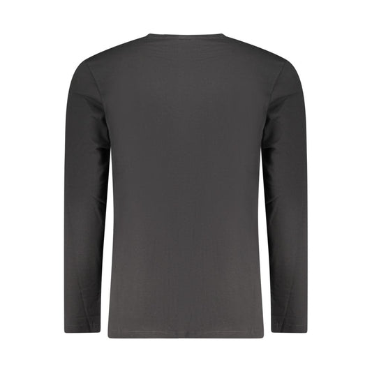 Hugo Boss Black Cotton Men T-Shirt