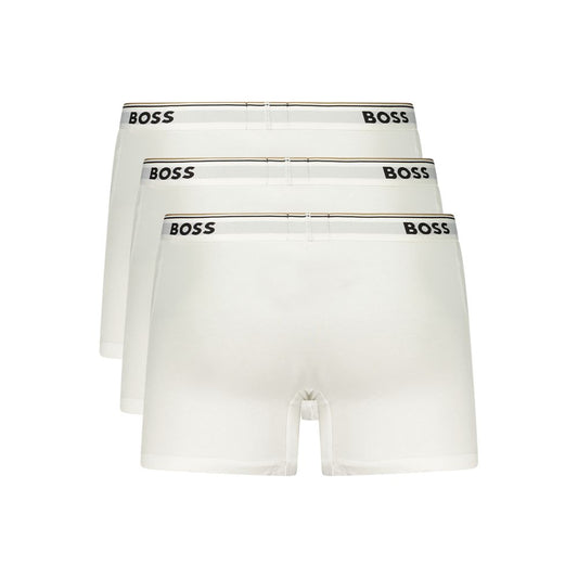 Hugo Boss Bianco Cotton Men Boxer Short