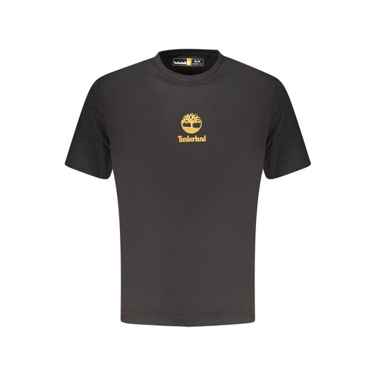 Timberland Black Cotton Men's T-Shirt
