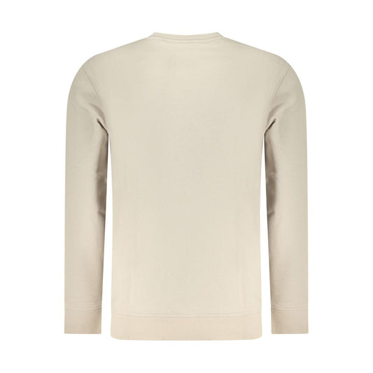 Hugo Boss Beige Cotton Men Sweatshirt