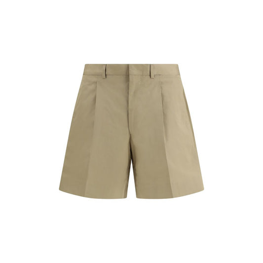 Prada Beige Cotton Bermuda Shorts