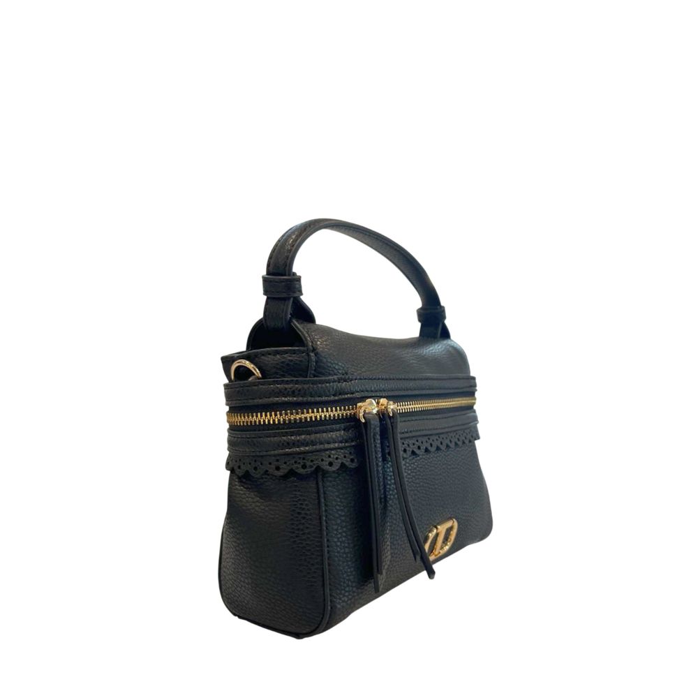 Twinset Black PU Women's Handbag