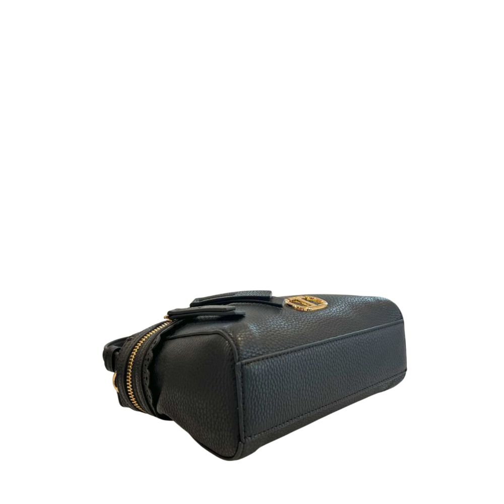 Twinset Black PU Women's Handbag