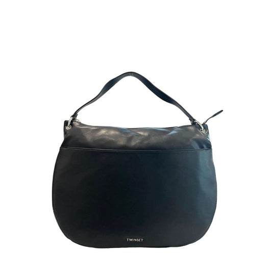 Twinset Black PU Women Handbag