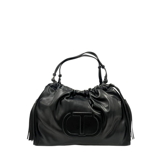 Twinset Black Polyethylene Clutch Bag