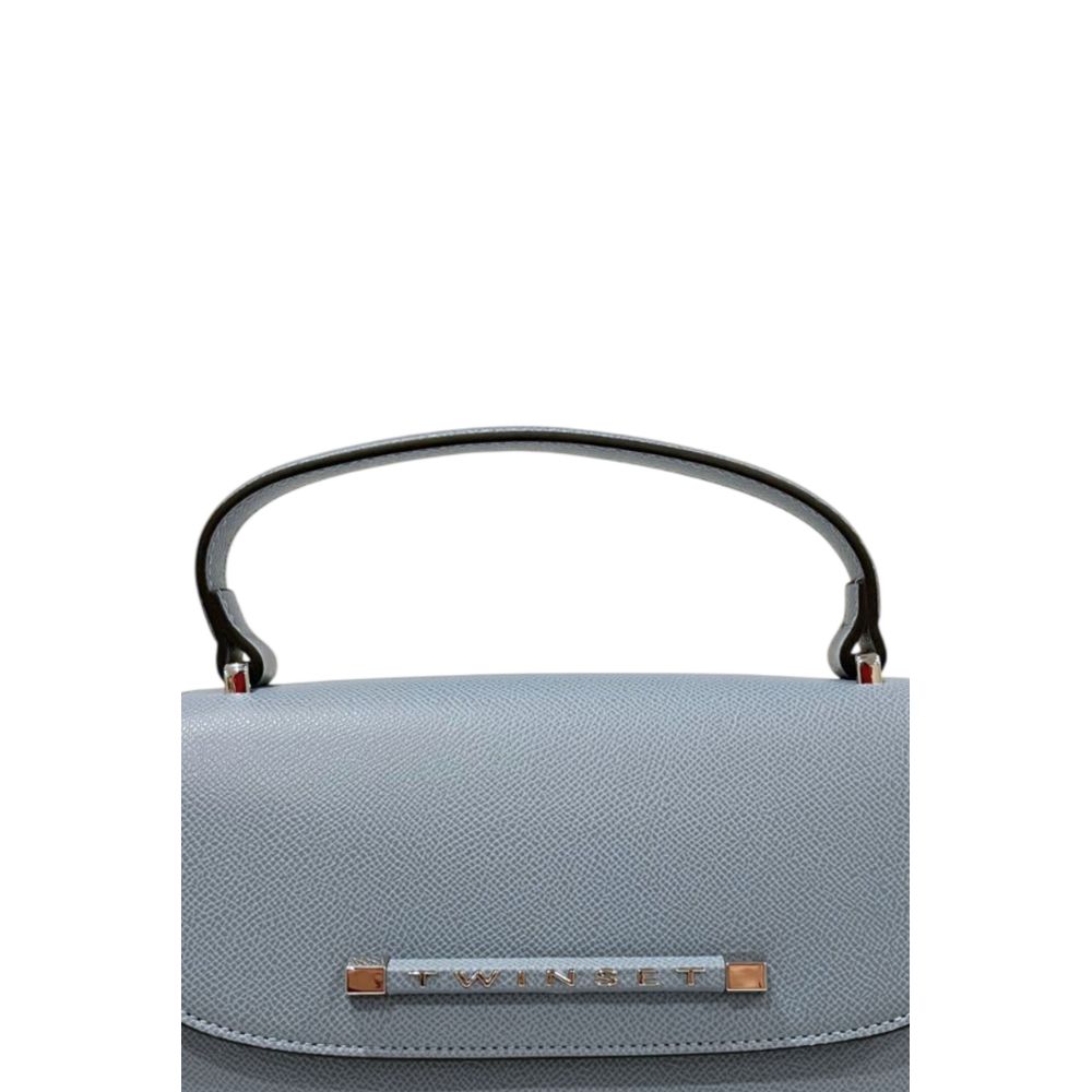 Twinset Blue PU Women Handbag
