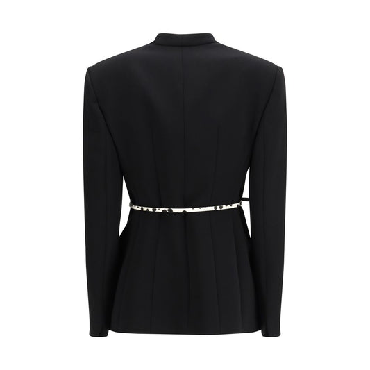Max Mara Black Triacetate Coat