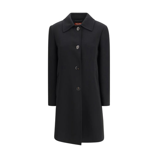 Max Mara Black Triacetate Coat