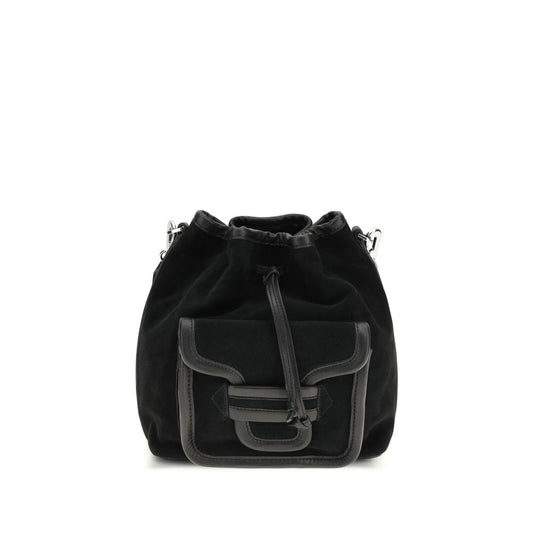 Pierre Hardy Black Calf Leather Bos Taurus Backet Bag