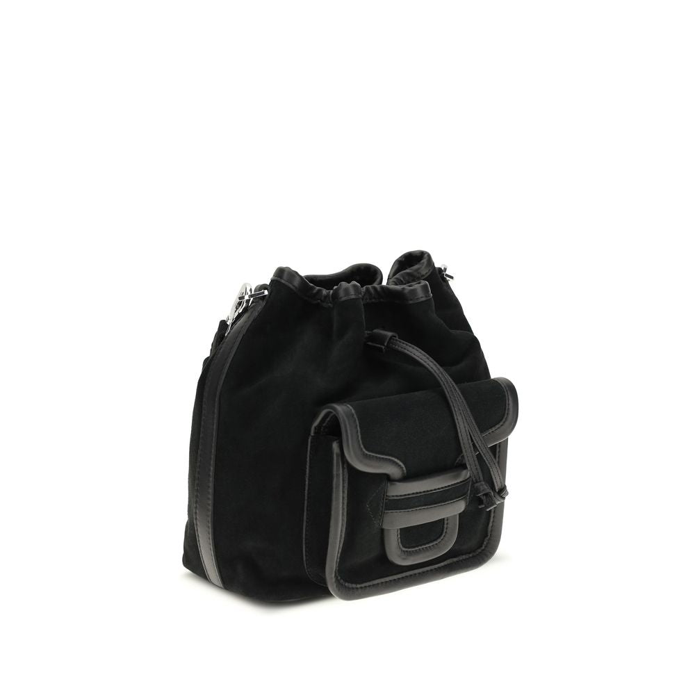 Pierre Hardy Black Calf Leather Bos Taurus Backet Bag