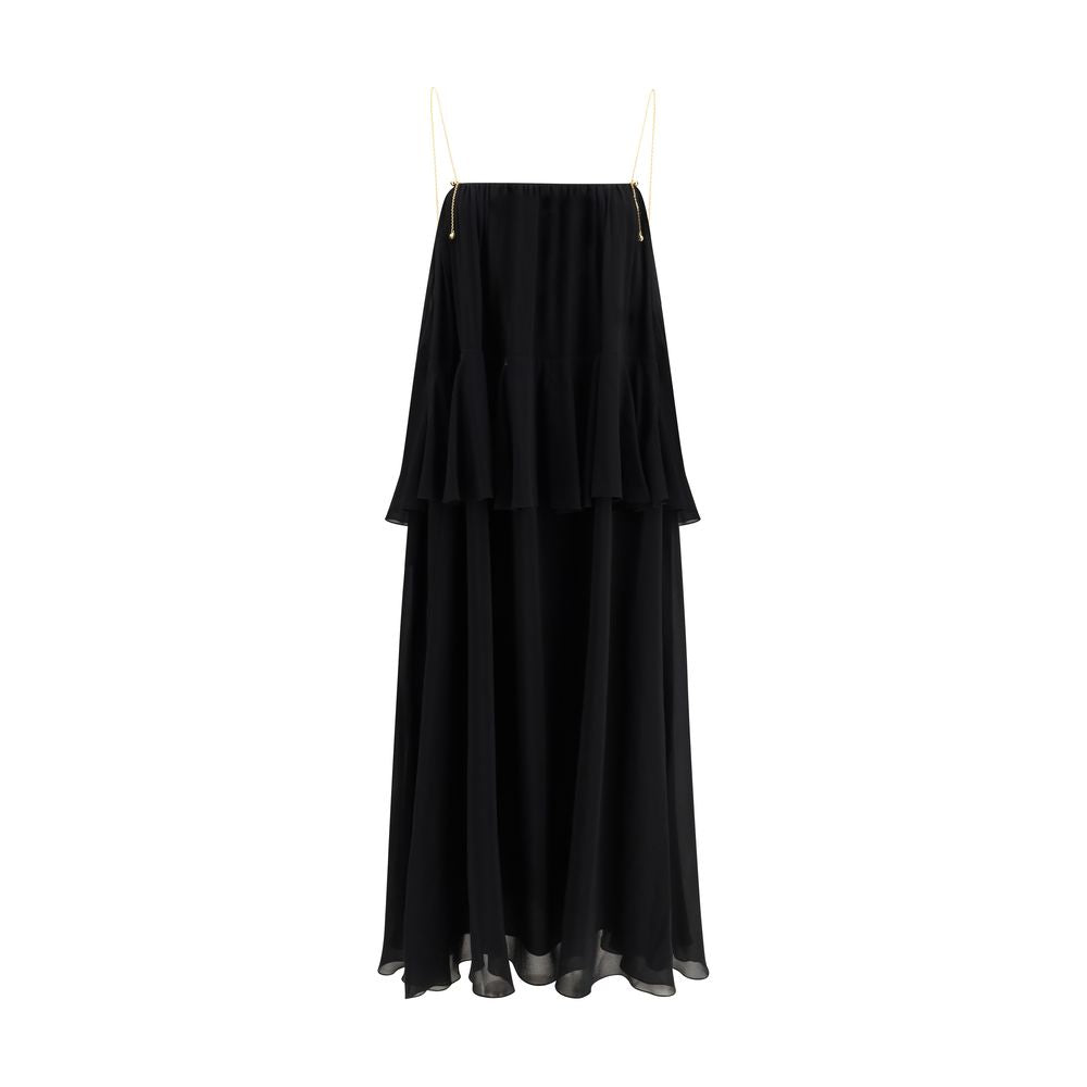 Chloé Black Silk Casual Dress