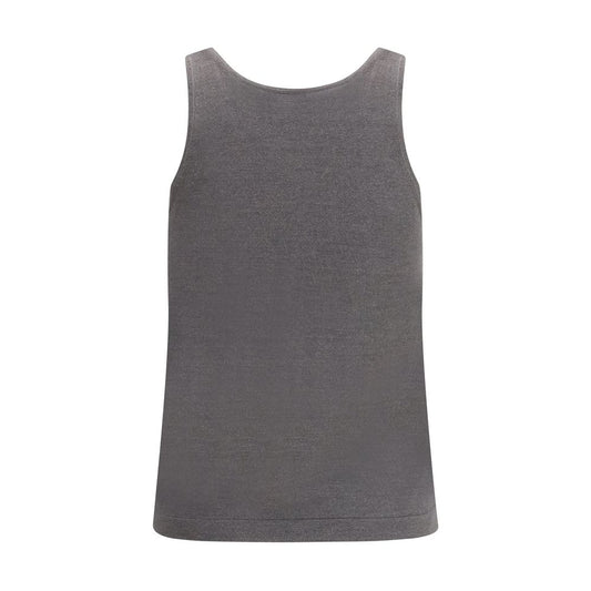Brunello Cucinelli Gray Cashmere Tank Tops