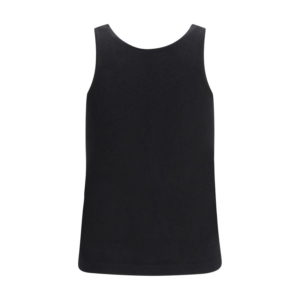 Brunello Cucinelli Black Cashmere Tank Tops