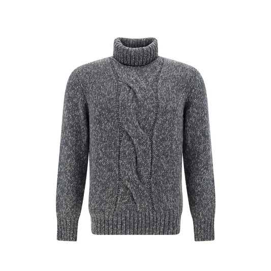 Brunello Cucinelli Gray Cashmere Sweater