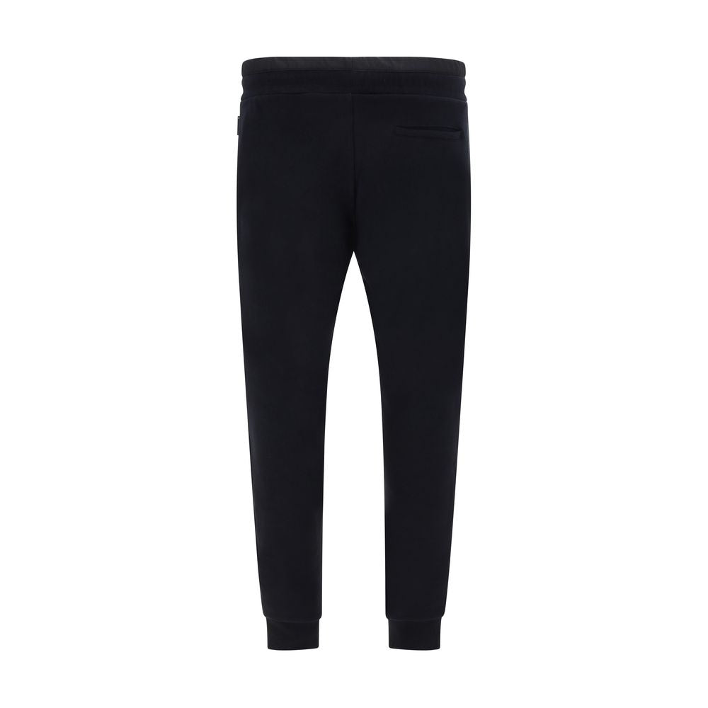 Philipp Plein Black Cotton Joggers (Workout Pants)