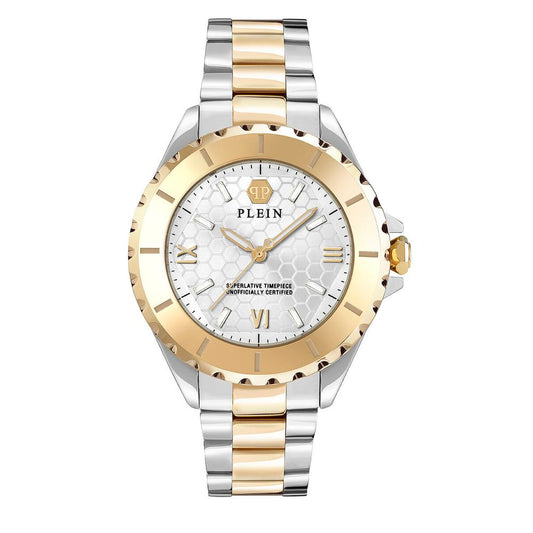 Philipp Plein Gold Stainless Steel Dress Watch