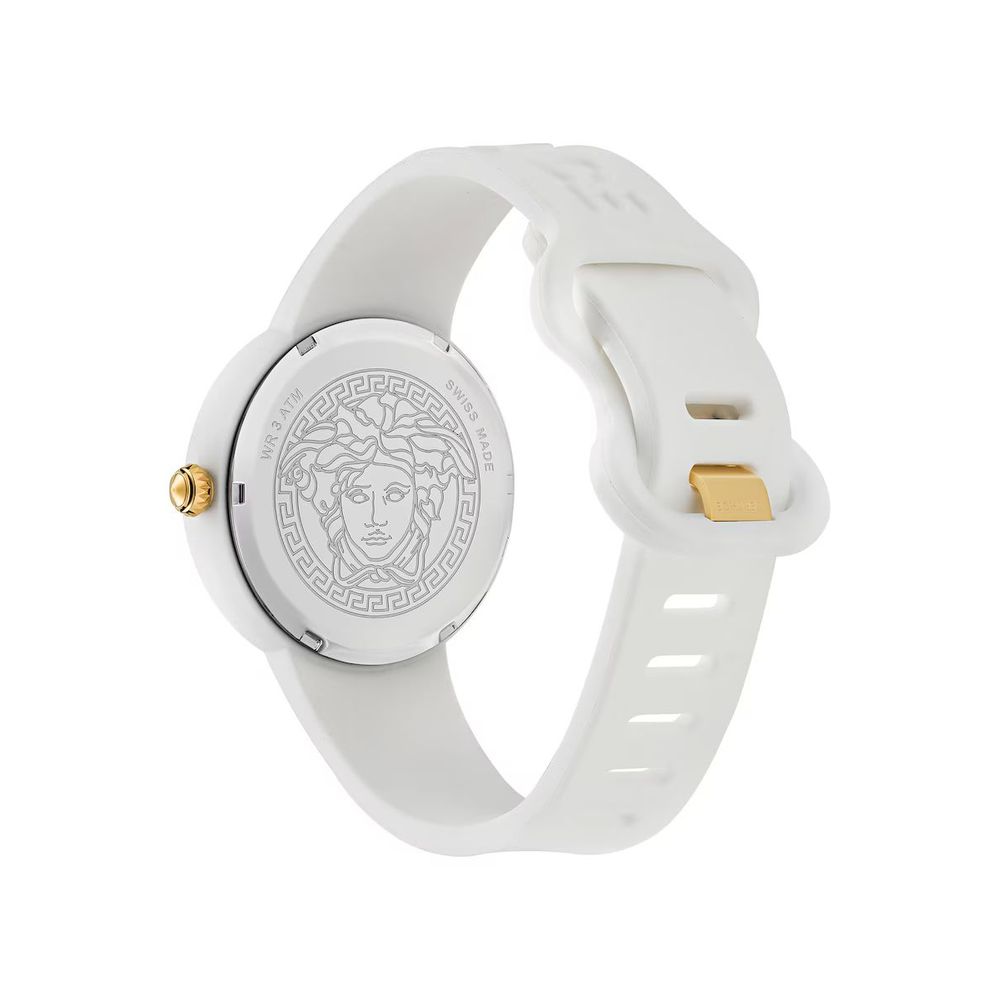 Versace White Synthetic Sport Watch