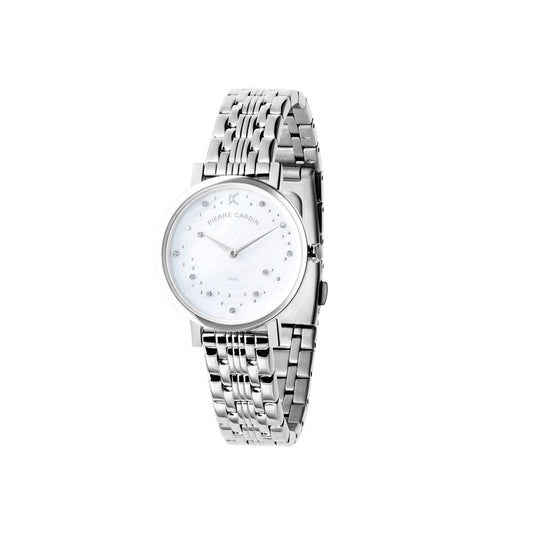 Pierre Cardin Gray Stainless Steel Dress Watch
