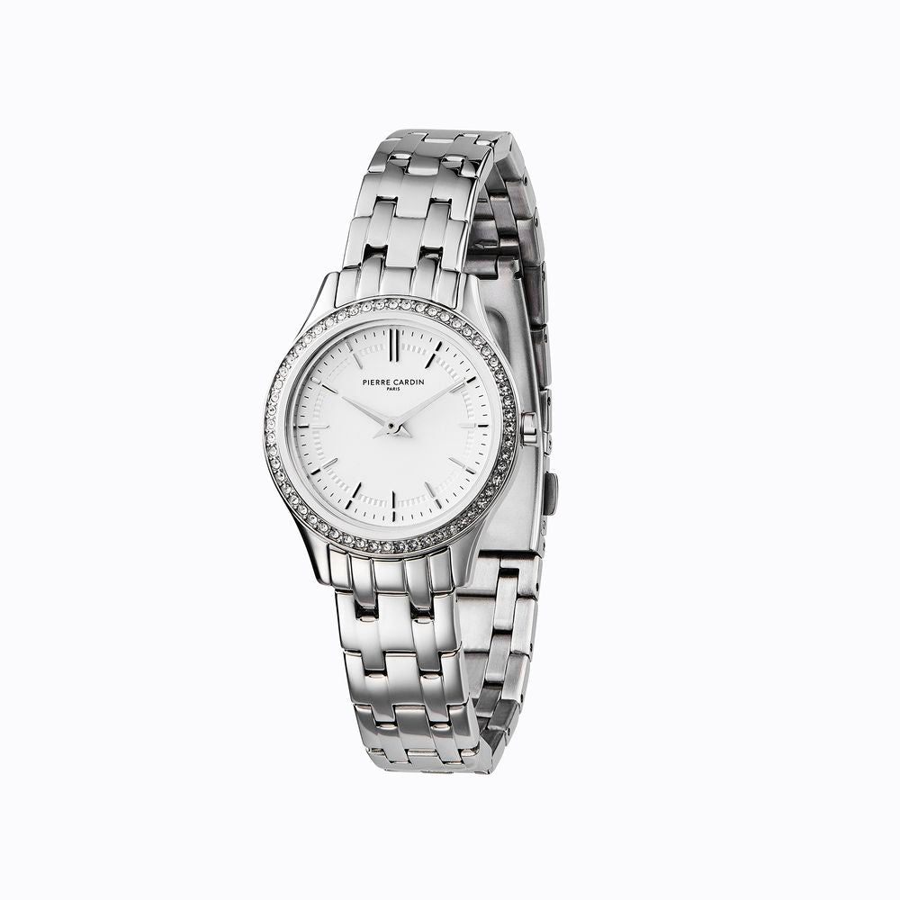 Pierre Cardin Gray Stainless Steel Dress Watch