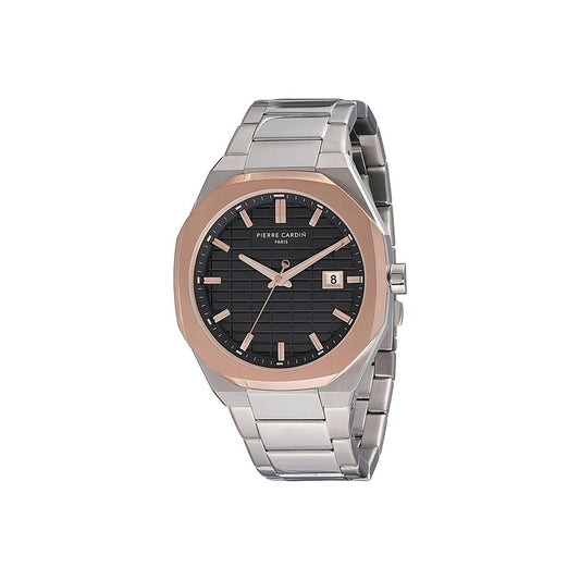 Pierre Cardin Gray Stainless Steel Dress Watch