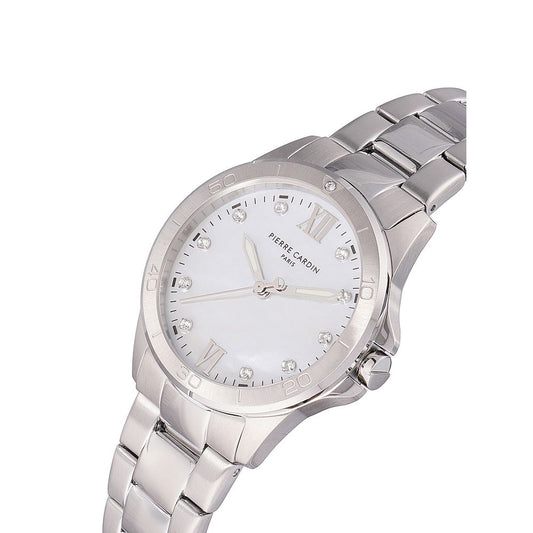 Pierre Cardin Gray Stainless Steel Dress Watch