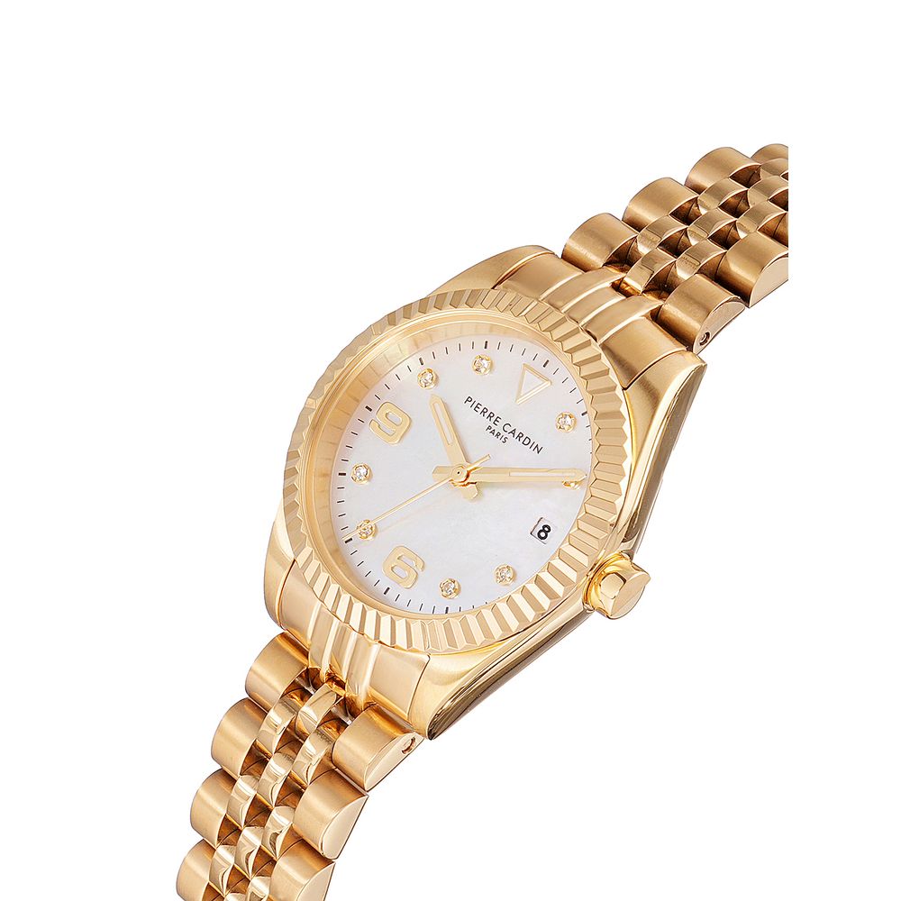 Pierre Cardin Gold Stainless Steel Bracelet Watch