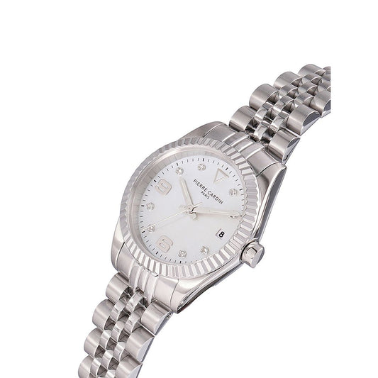 Pierre Cardin Gray Stainless Steel Dress Watch