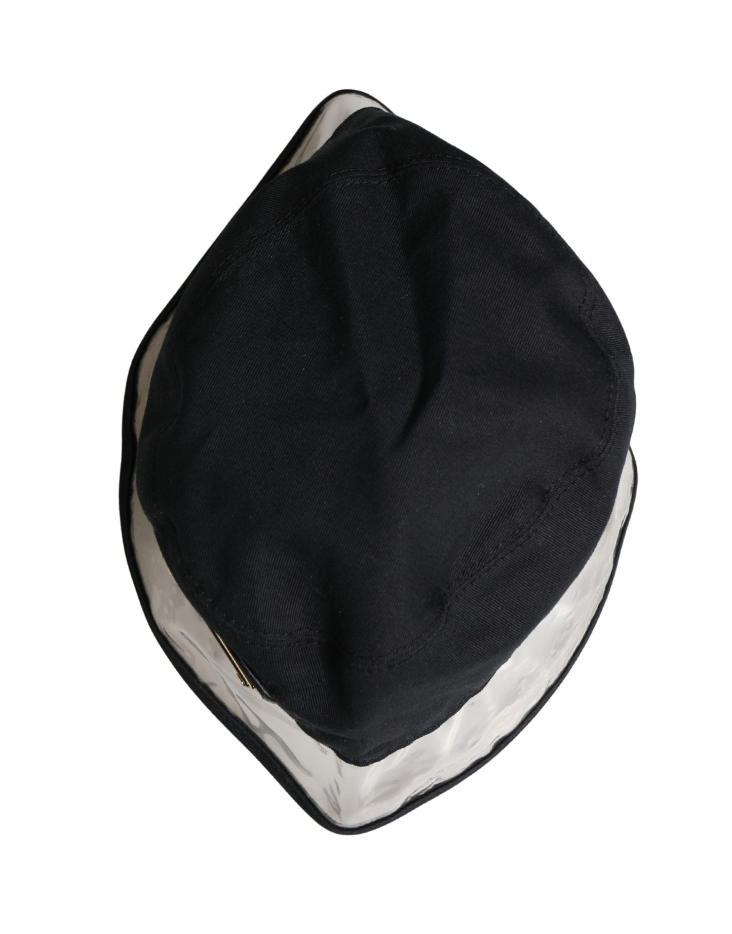 Dolce & Gabbana Black Cotton Plastic Fisherman Bucket Capello Hat