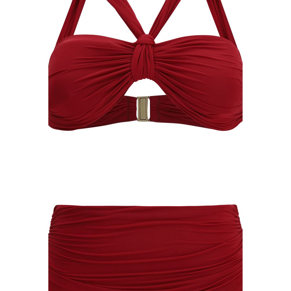 Zimmermann Bordeaux Polyester Bikini
