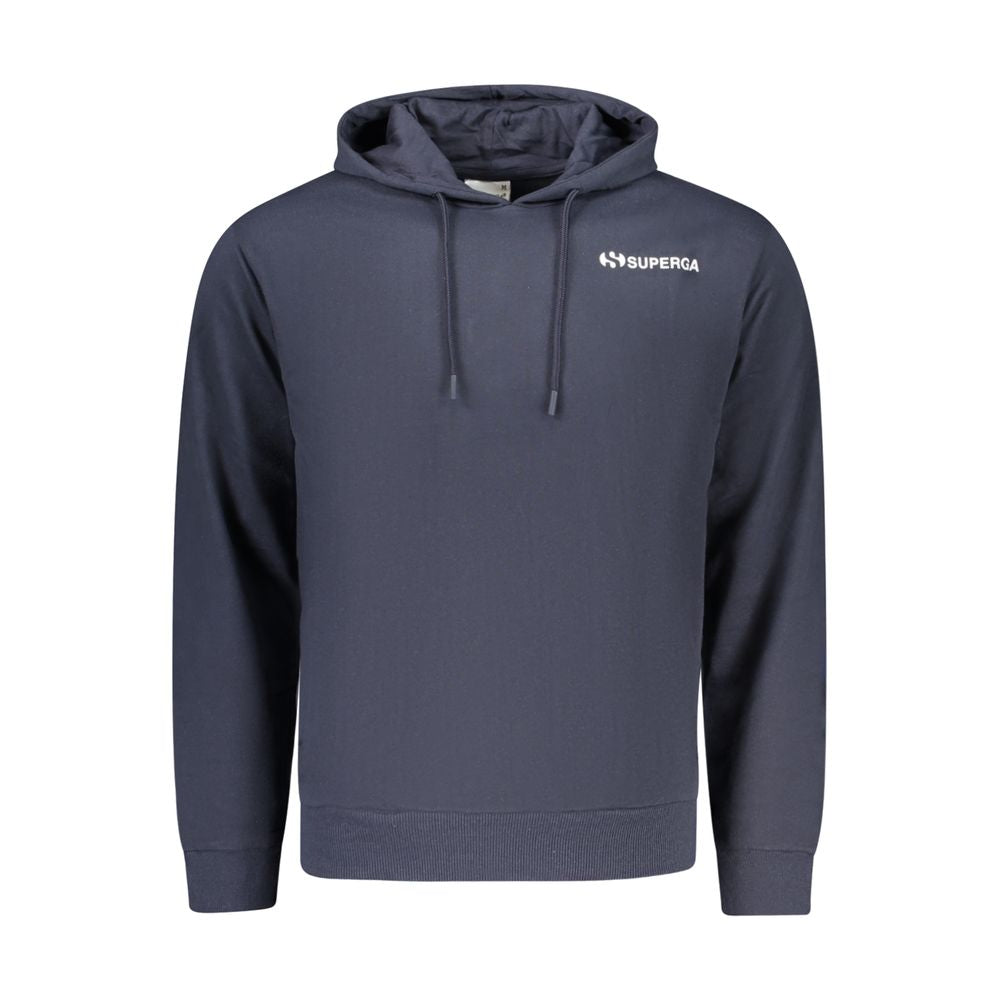 Superga Blue Cotton Men Sweatshirt