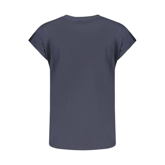 Pepe Jeans Blue Organic Cotton Women T-Shirt