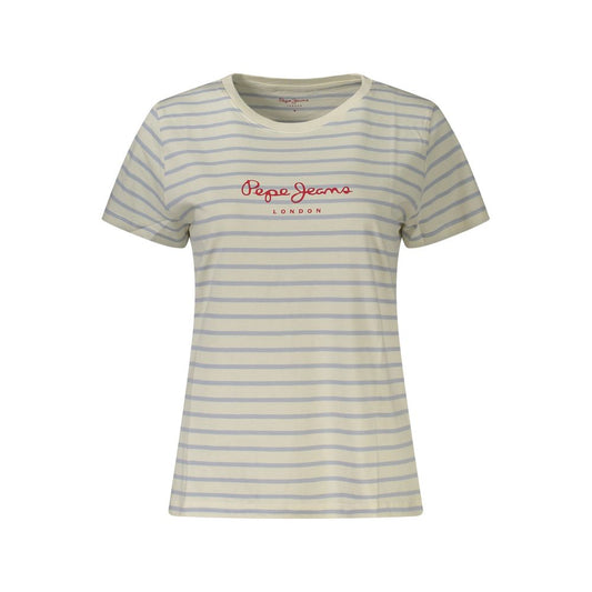 Pepe Jeans Bianco Cotton Women T-Shirt