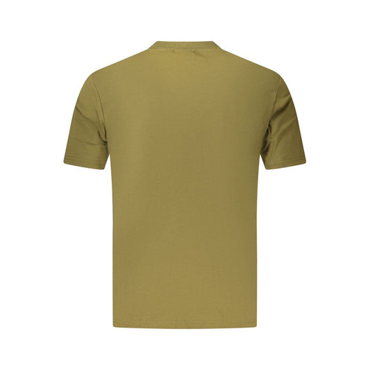 Napapijri Verde Cotton Men T-Shirt