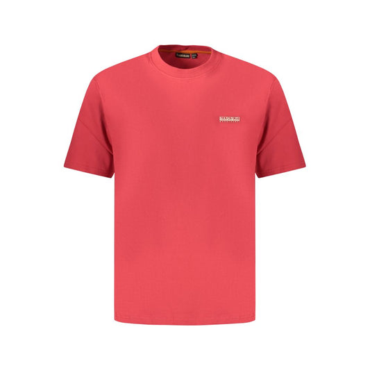Napapijri Rosso Cotton Men Shirt