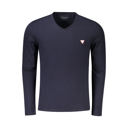 Guess Jeans Blue Organic Cotton Men T-Shirt