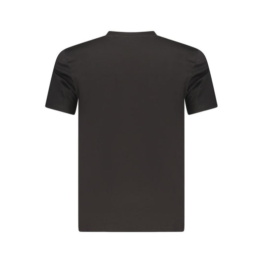 Guess Jeans Black Organic Cotton Men T-Shirt