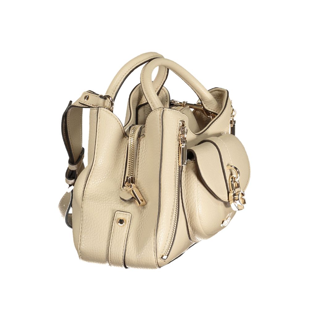 Guess Jeans Beige Polyurethane Women Handbag
