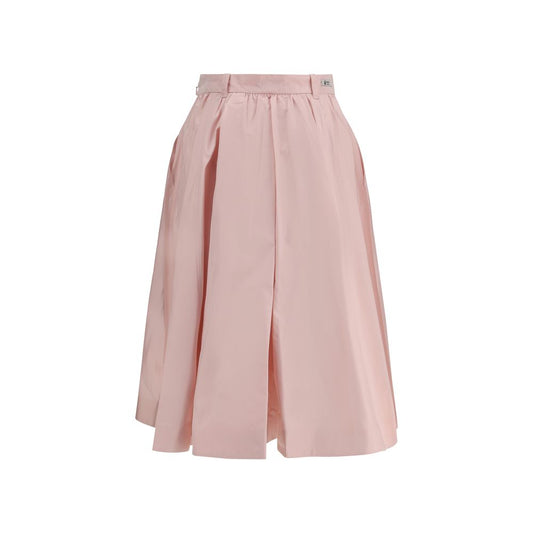 Prada Multicolor Silk Long Skirt