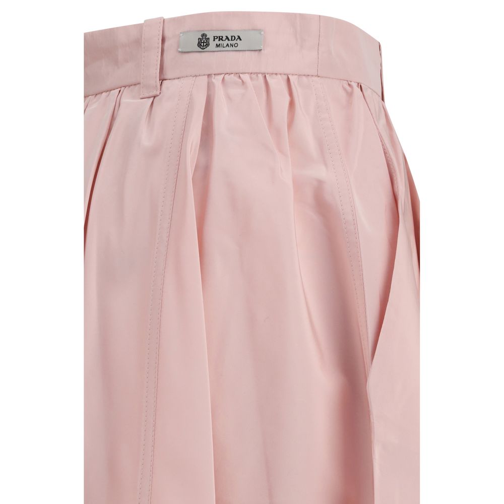 Prada Multicolor Silk Long Skirt