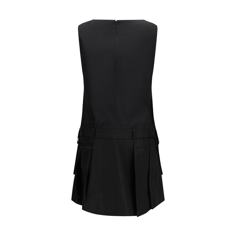 Ganni Black Recycled Polyamide Casual Dress