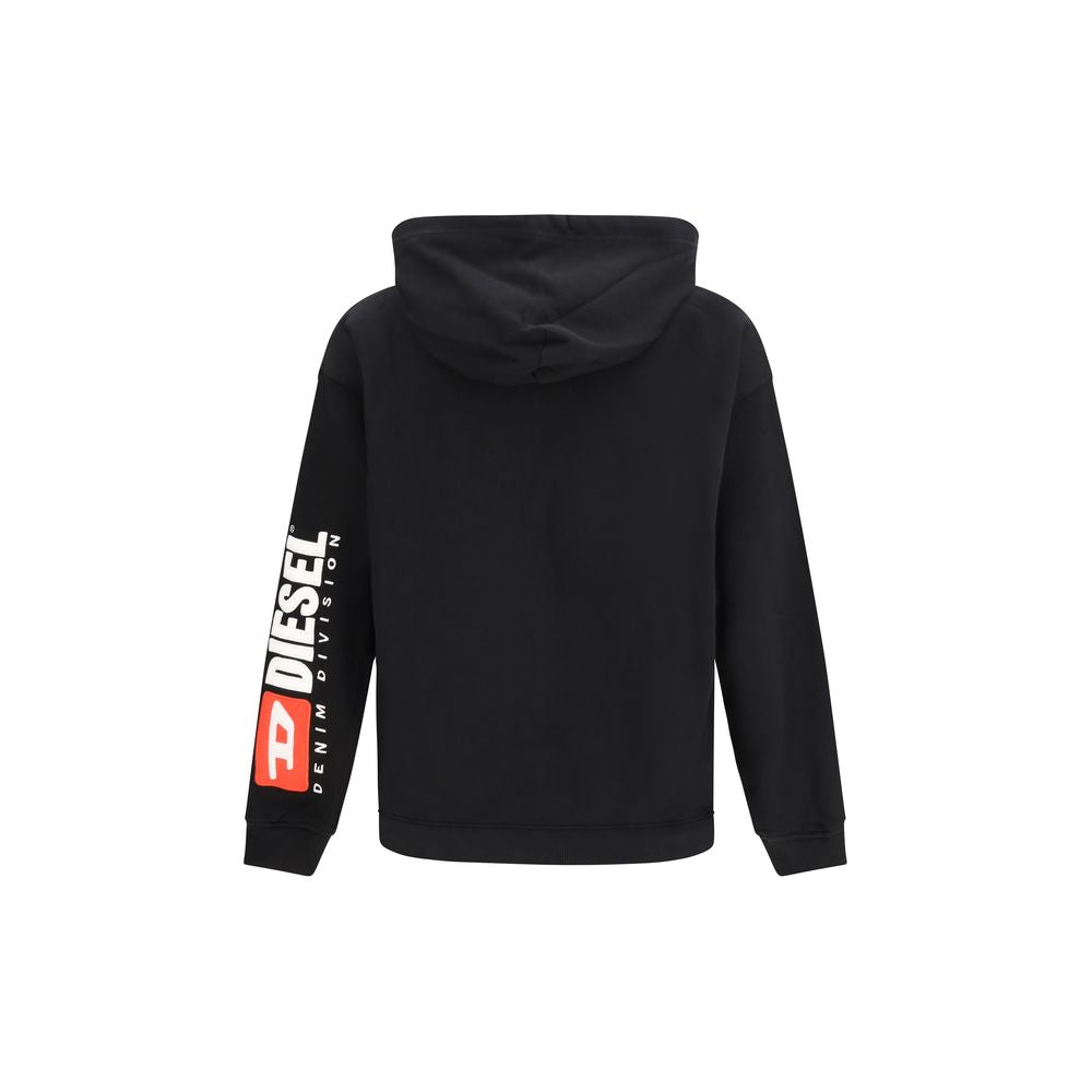 Diesel Black Cotton Sweatshirt