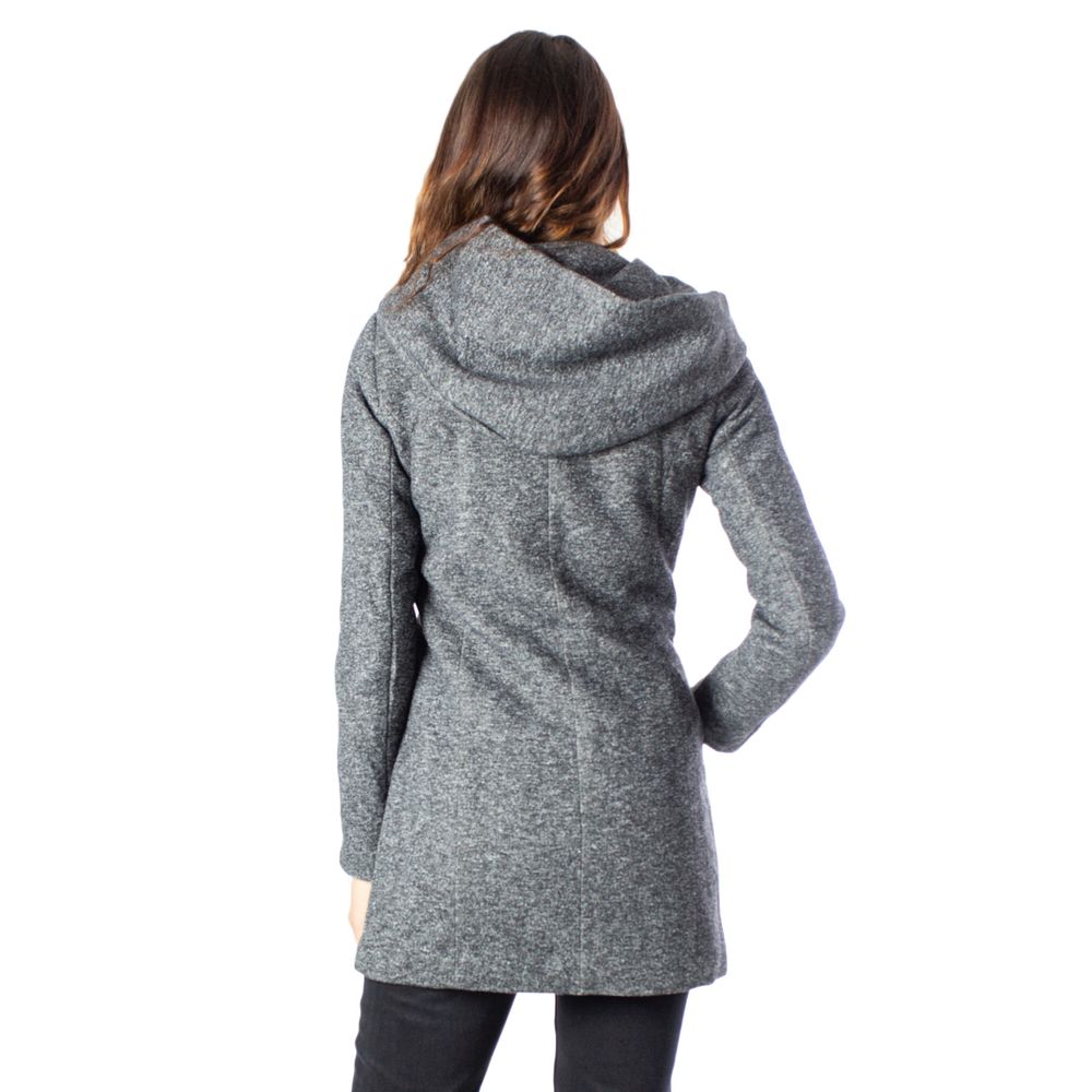 Only Gray Polyester Coat