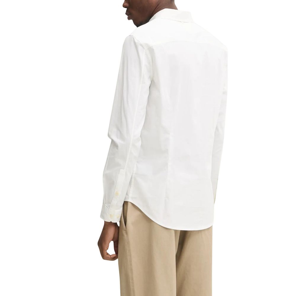 Tommy Hilfiger Jeans White Cotton Dress Shirt