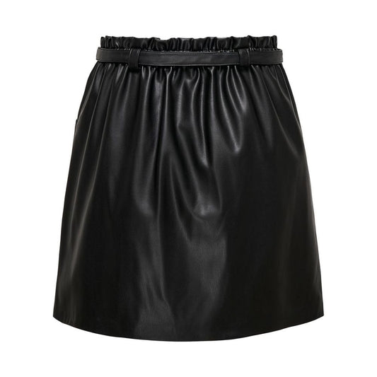 Only Black Polyester Mini Skirt