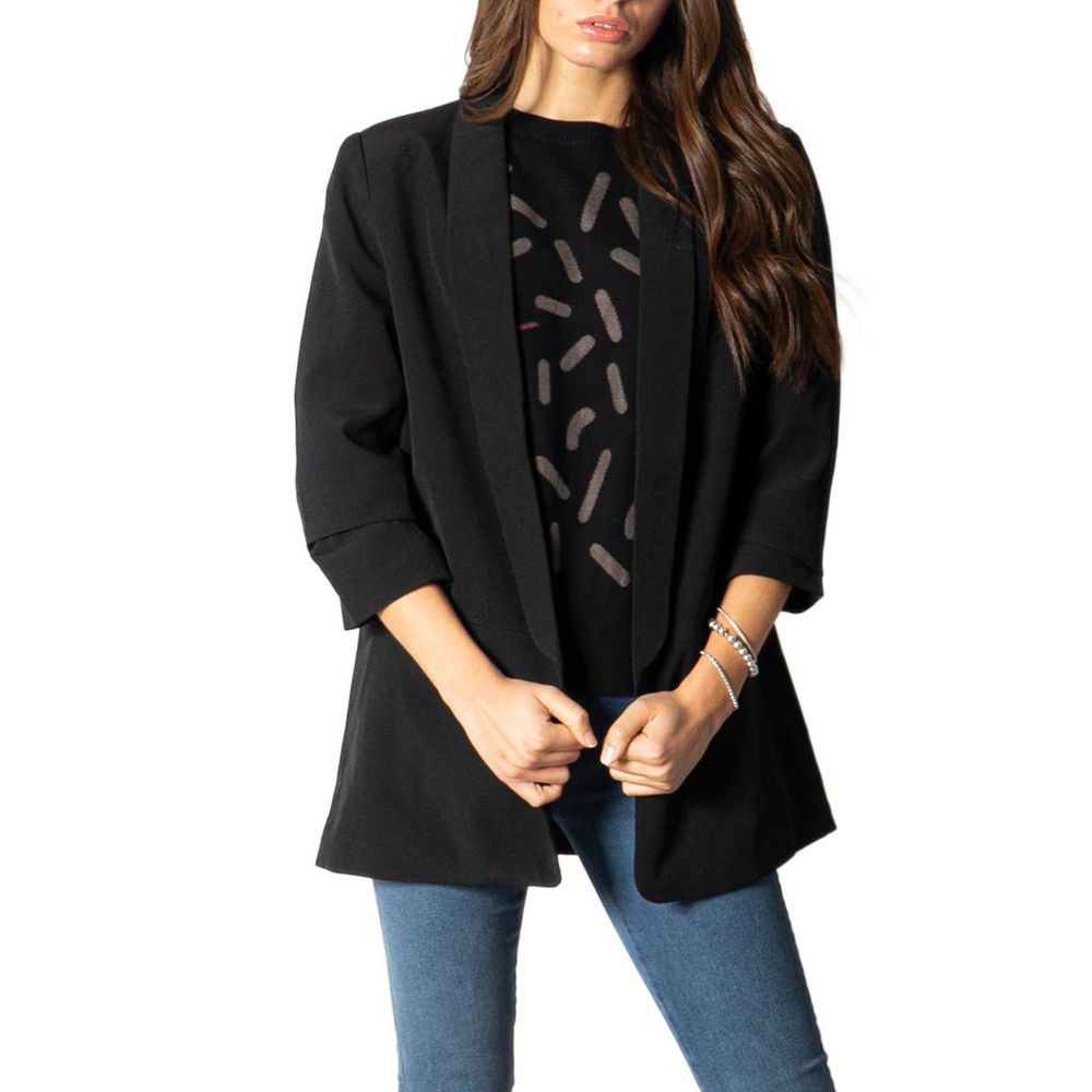 Only Black Polyester Blazer