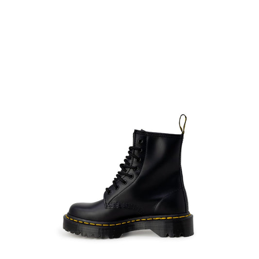 Dr. Martens Black Leather Lace-Up Boots