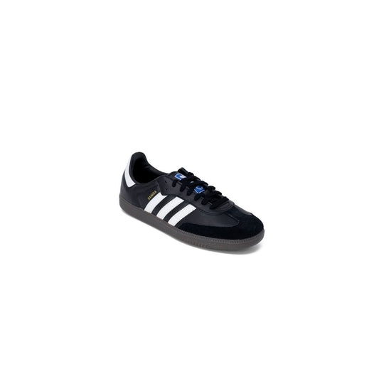 Adidas Originals Black Leather Low Top Sneakers