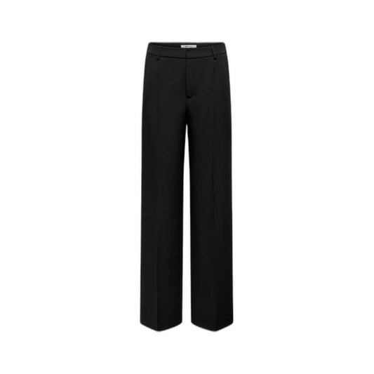 Only Black Polyester Casual Pants